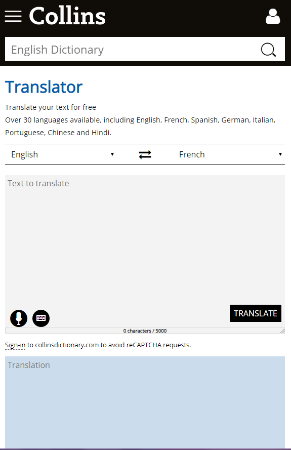 مواقع ترجمة نصوص غير حرفية