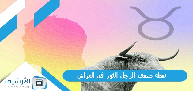 نقطة ضعف الرجل الثور في الفراش