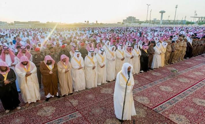 صلاة العيد في العاصمة السعودية