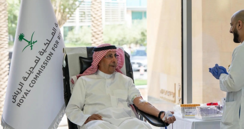 مشاركة الهيئة الملكية لمدينة الرياض في حملة التبرع بالدم الوطنية 1 2447512.pngw800q100fjpg